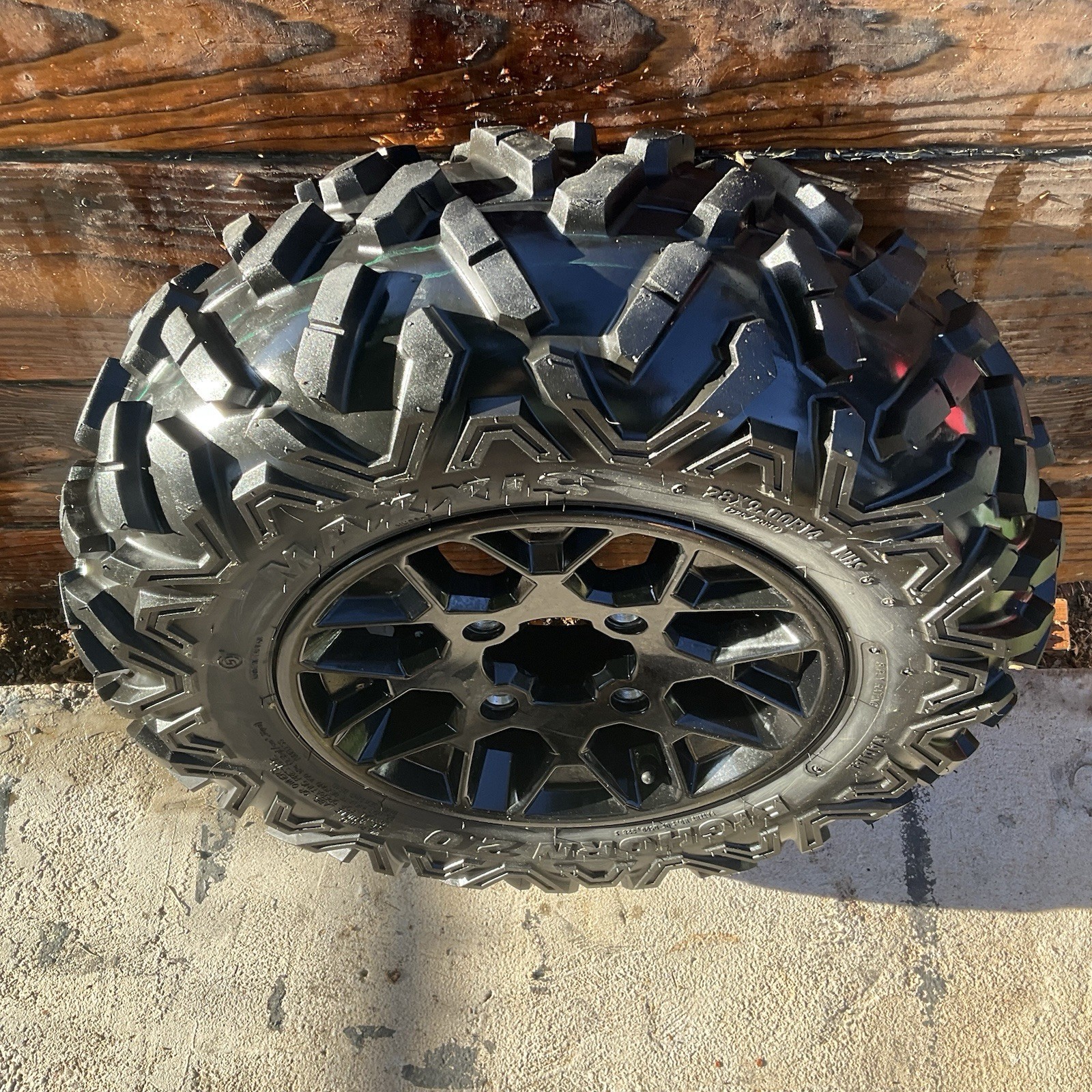Maxxis Bighorn 2.0 28×9.00R14 UTV Tire NHS 705401583 Can Am X3 Sport Wheel 14×7