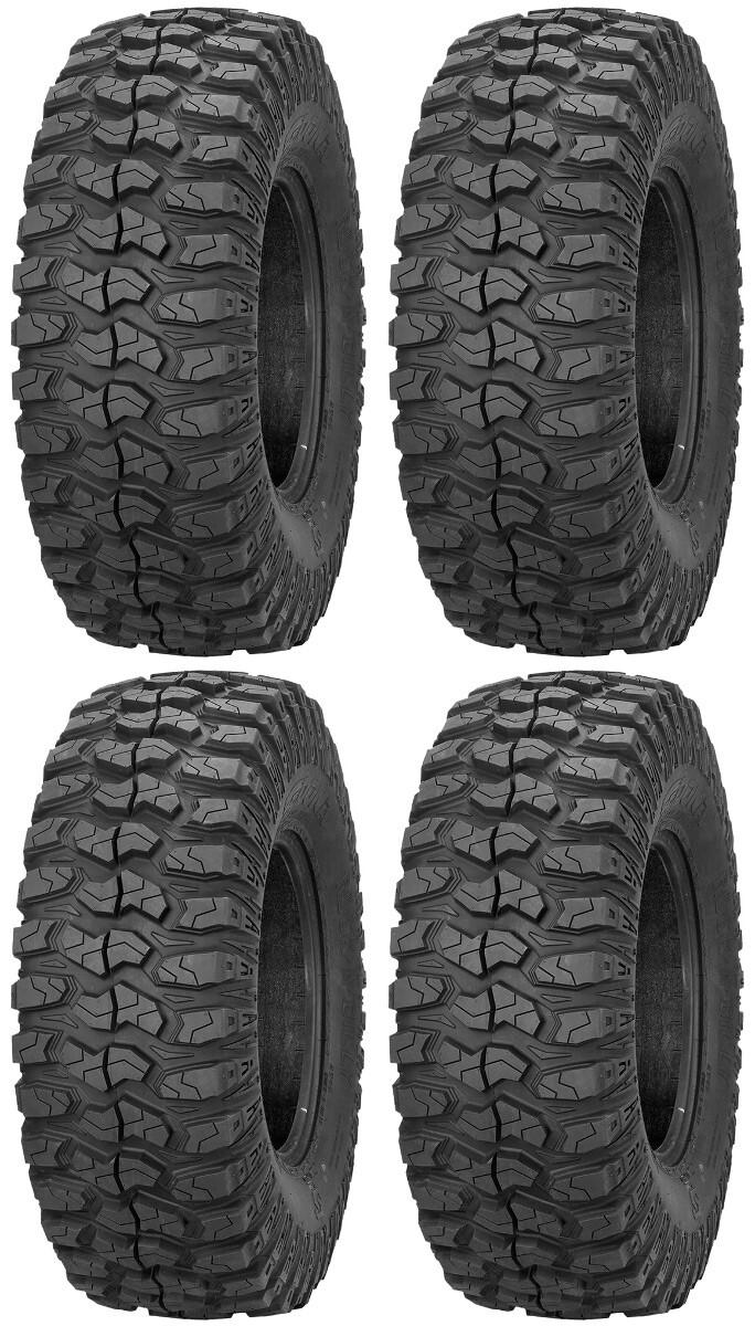 Four 4 Sedona Rock-A-Billy ATV Tires Set 2 Front 26×9-12 & 2 Rear 26×11-12
