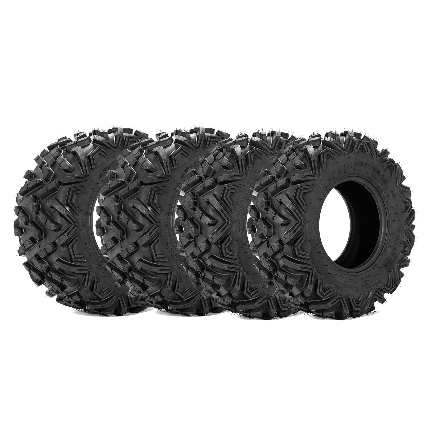 Set 4 ATV Tires 27×9-12 27×11-12 UTV Tires 27x9x12 27x11x12 6Ply Mud All Terrain