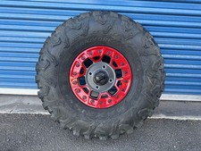 1-2022-24 CAN AM MAVERICK X3 WHEEL AND TIRE 32x10x14 BEADLOCK MAXXIS CARNIVORE