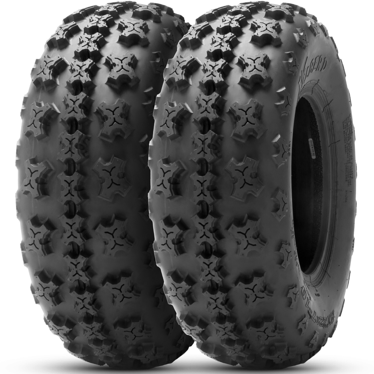 Set Of 2 22×7-10 ATV Tires 4Ply 22 7 10 UTV Front Tires 22x7x10 Sport Quad Tyres