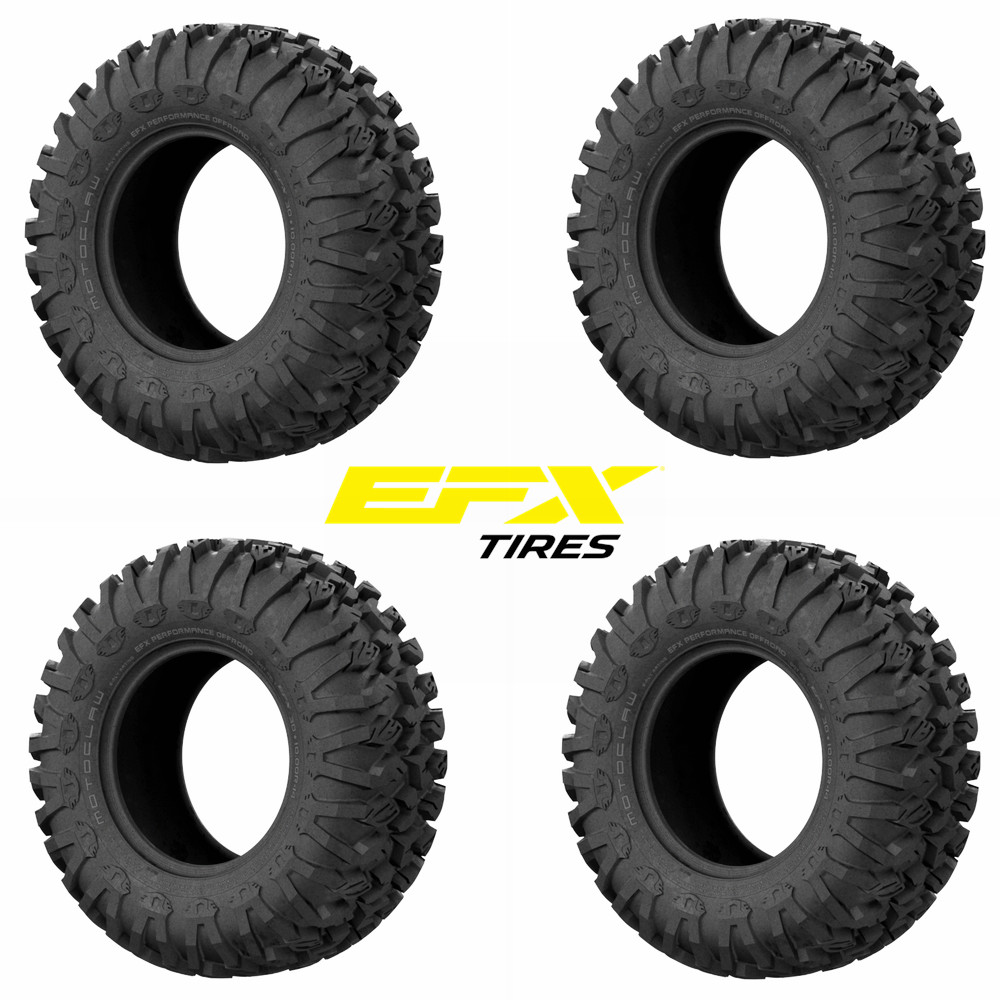 Set of (4) EFX MotoClaw 28×11-15 – ATV/UTV Mud Tires