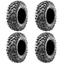 Full set of Maxxis Carnivore R/T Radial (8ply) ATV Tires 30×10-15 (4)