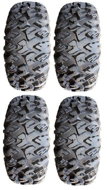 Full set of MotoSport EFX MotoClaw (8ply) Radial ATV Tires 28×10-14 (4)