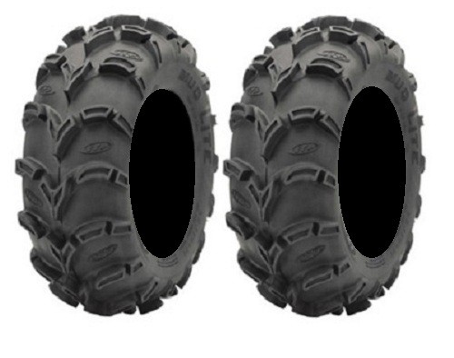 Pair of ITP Mud Lite XL (6ply) ATV Tires 27×10-14 (2)