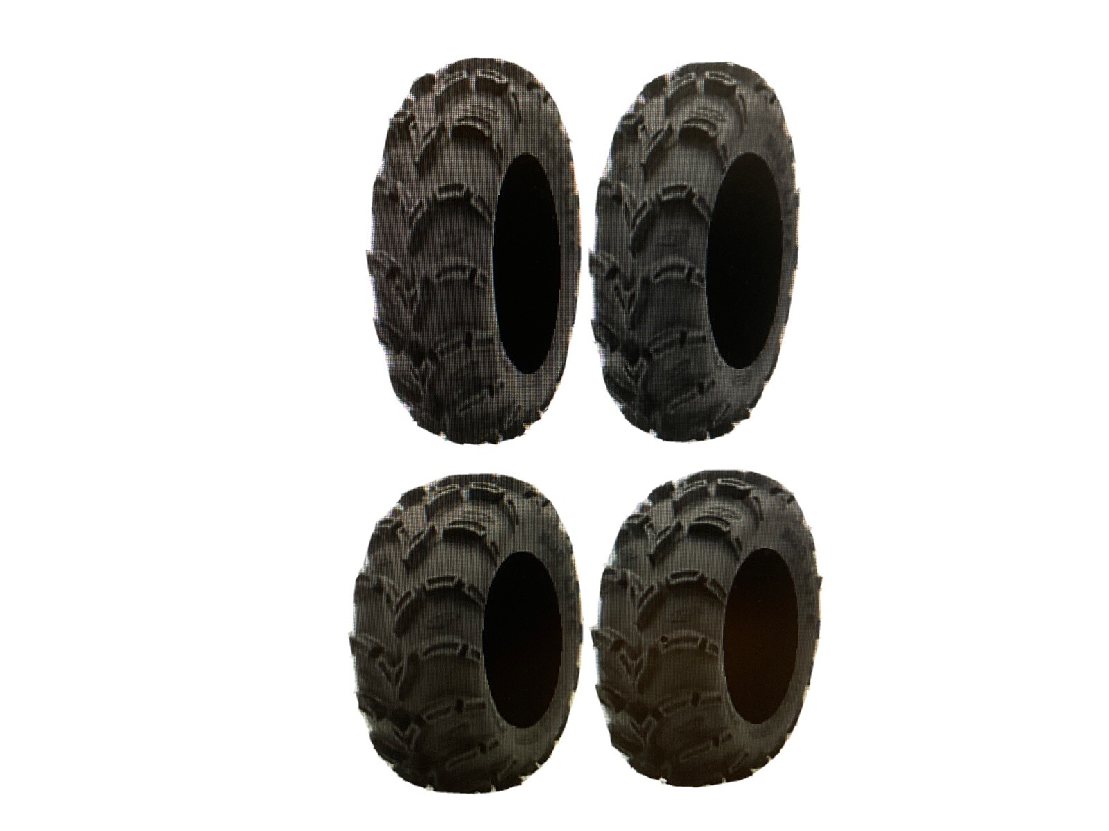 Four 4 ITP Mud Lite XL ATV Tires Set 2 Front 28×10-12 & 2 Rear 28×12-12 MudLite