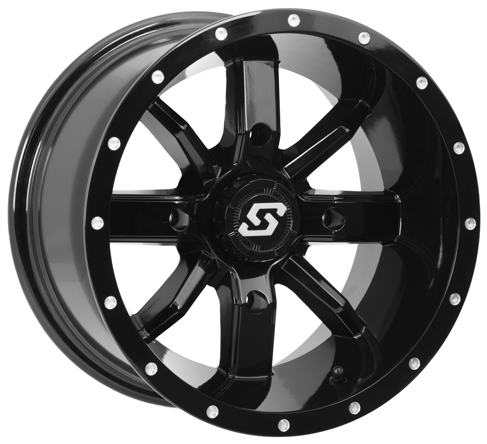 Sedona Hollow Point Wheels Black 14X10 4/156 5+5 A88B-41056-55S