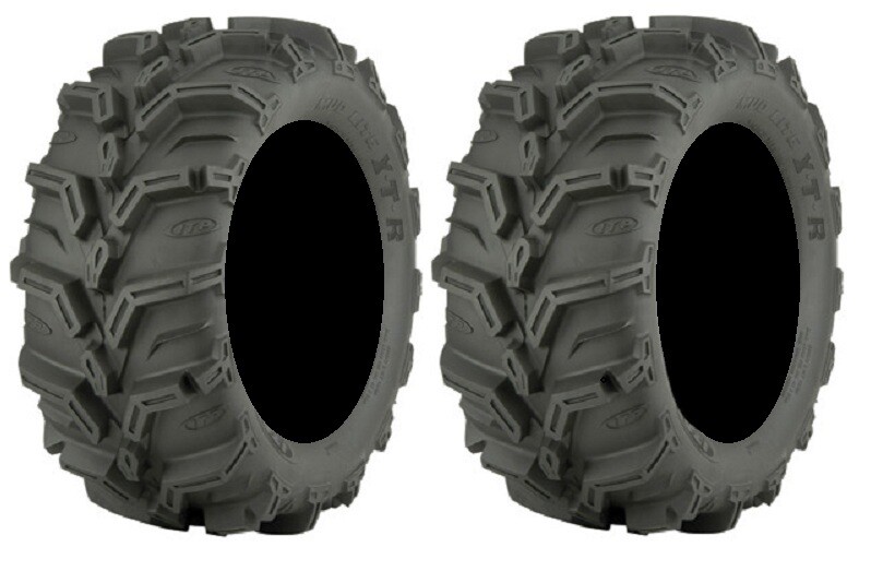 Pair of ITP Mud Lite XTR (6ply) ATV Tires 25×10-12 (2)