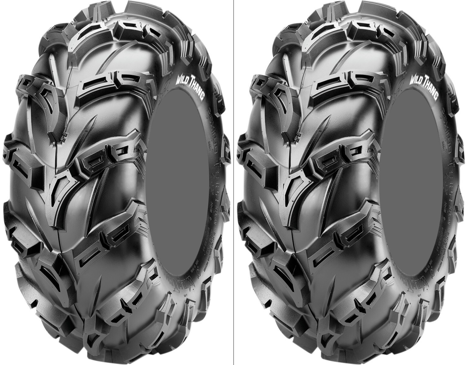 Pair 2 CST Wild Thang 27×11-12 ATV Tire Set 27x11x12 CU06 27-11-12