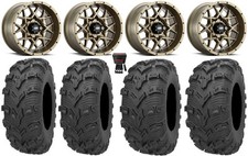 ITP Hurricane 14″ Wheels Bronze 26″ Bear Claw EVO Tires Polaris Sportsman / RZR
