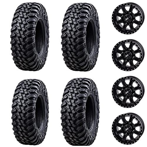 Set of 4 30×10-14 Tusk TERRABITE Tires on Cascade Wheel 4/156 14×7 5.0+2.0