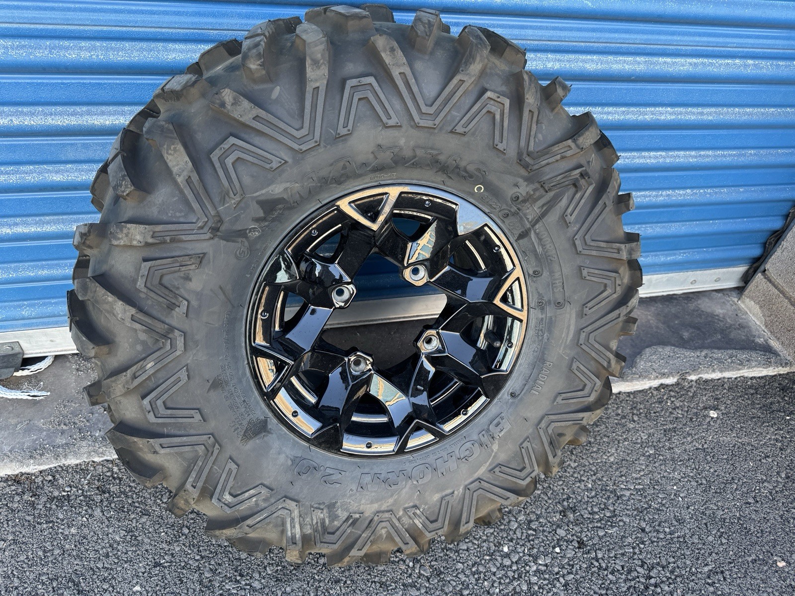 1-2020-25 CAN-AM MAVERICK SPORT 60” REAR WHEEL TIRE 27x11x12 MAXXIS BIGHORN 2.0