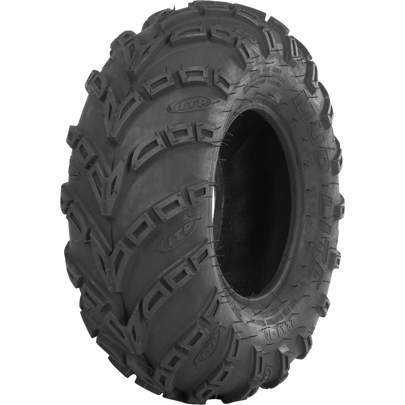 ITP Tire Mud Lite XL Front/Rear 28×10-14 LR-990lbs Bias 560494