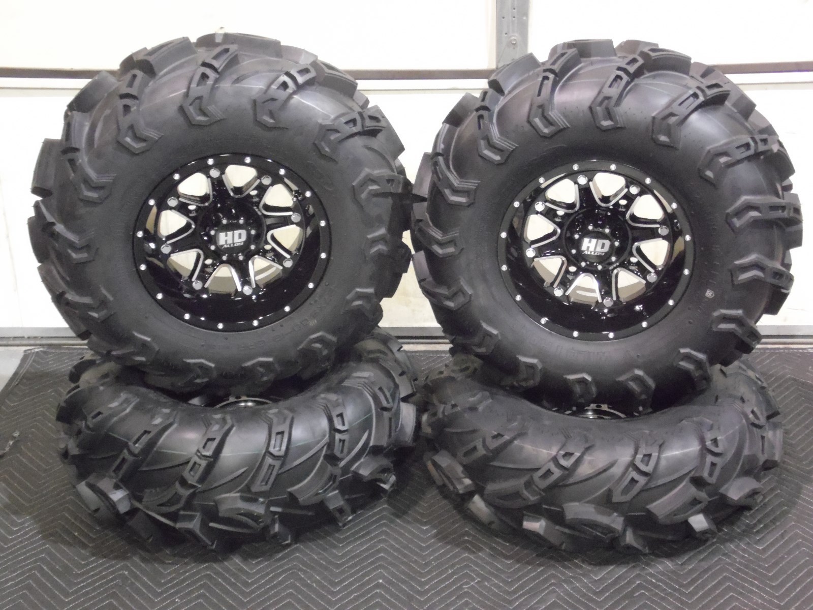 CAN AM OUTLANDER 850  27″ WILD THANG ATV TIRE & STI HD4 WHEEL KIT CAN1CA