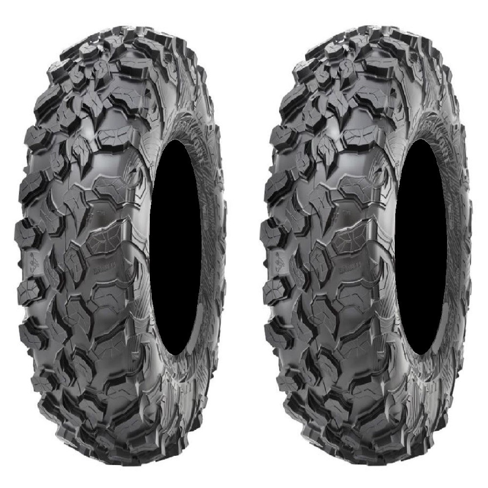 Pair of Maxxis Carnivore Radial (8ply) ATV Tires 37×10-17 (2)