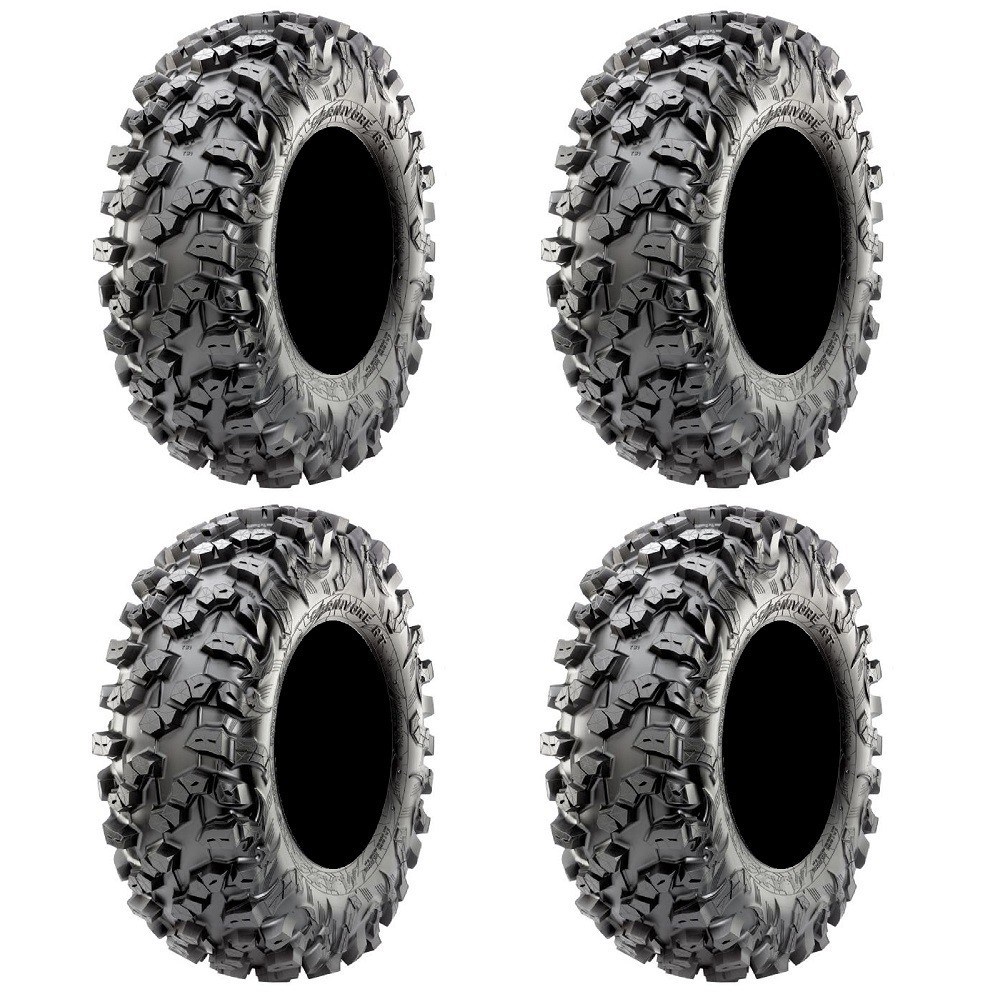 Full set of Maxxis Carnivore R/T Radial (8ply) ATV Tires 32×10-15 (4)