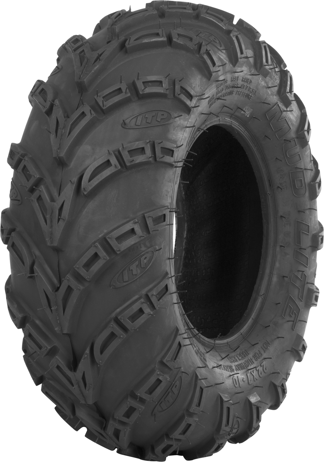 ITP Mud Lite XL Tire All-Terrain 6-Ply ATV/UTV Front 25x8x12 560363