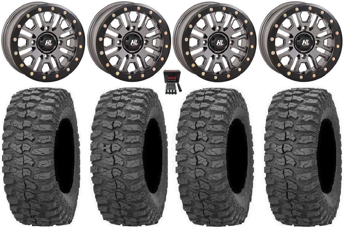High Lifter HL23 Bdlk 14″ Wheels Gm 30″ Rock-A-Billy Tires Ranger XP 9/1K