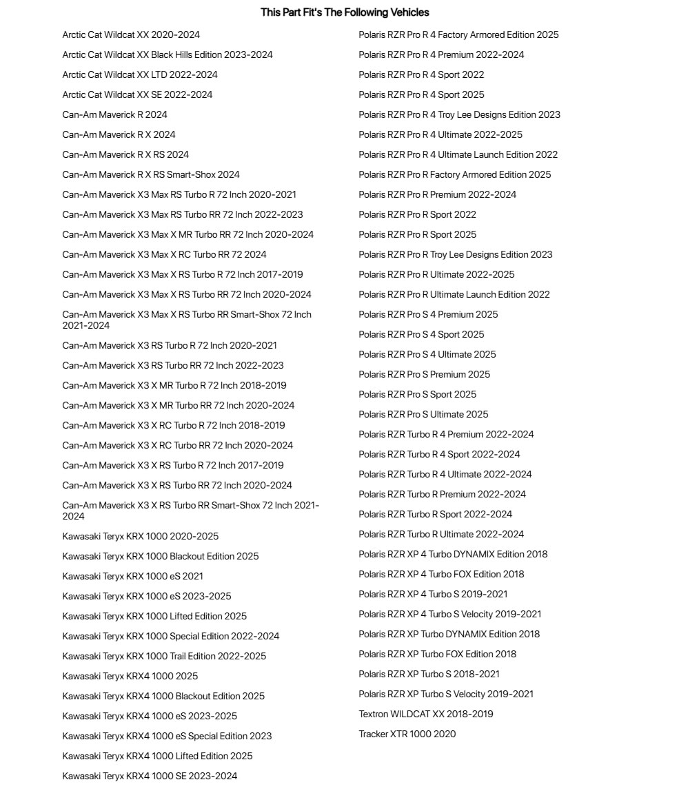 (2 Pack) Tusk Terrabite Radial Tire 34×10-15 Medium/Hard Terrain For Arctic Cat