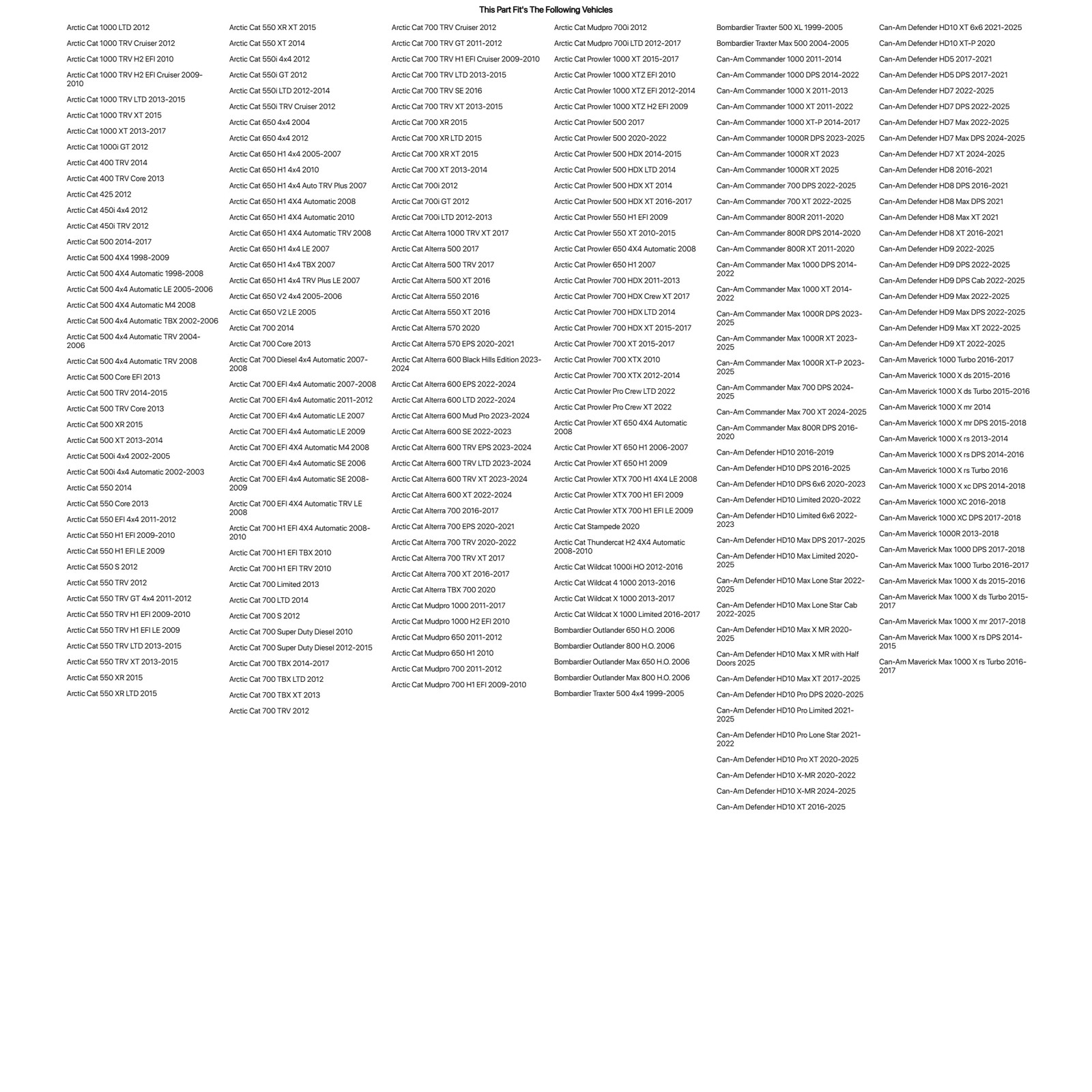 (2 Pack) Tusk Terrabite Radial Tire 28×10-14 Medium/Hard Terrain For Arctic Cat