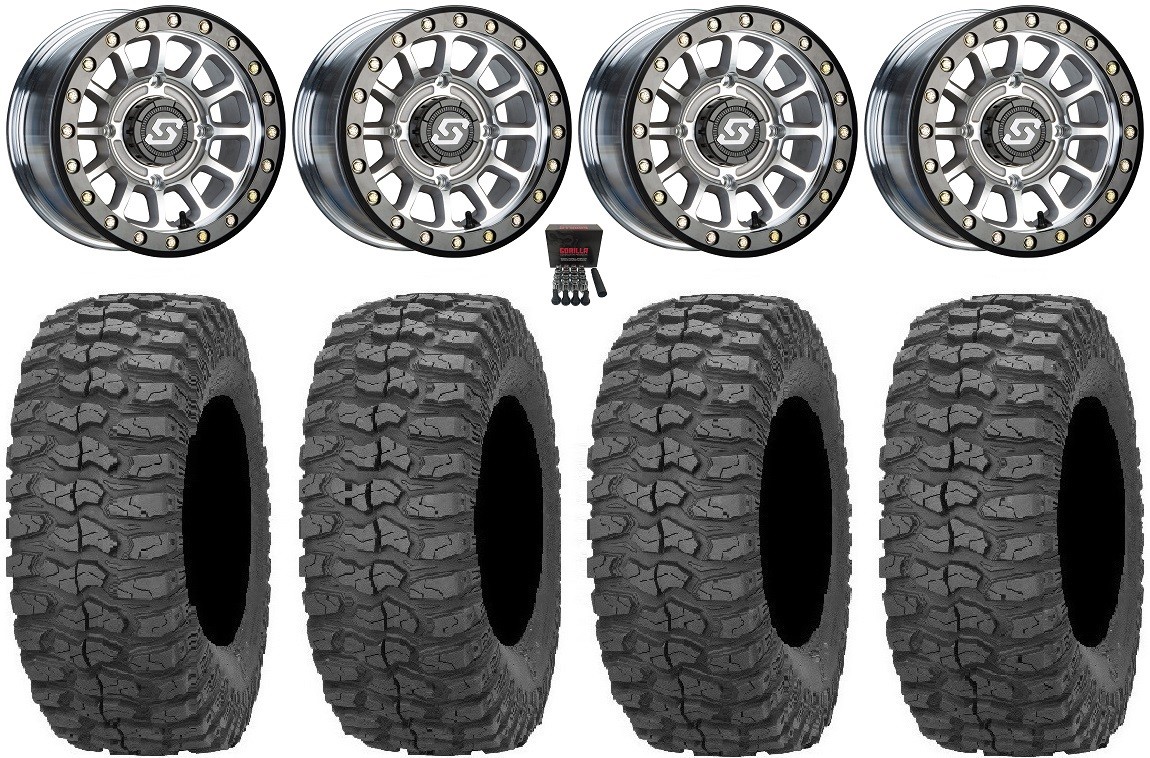 Sedona Sano Beadlock 14″ Wheels Ct 28″ Rock-A-Billy Tires Sportsman 550 850 1000