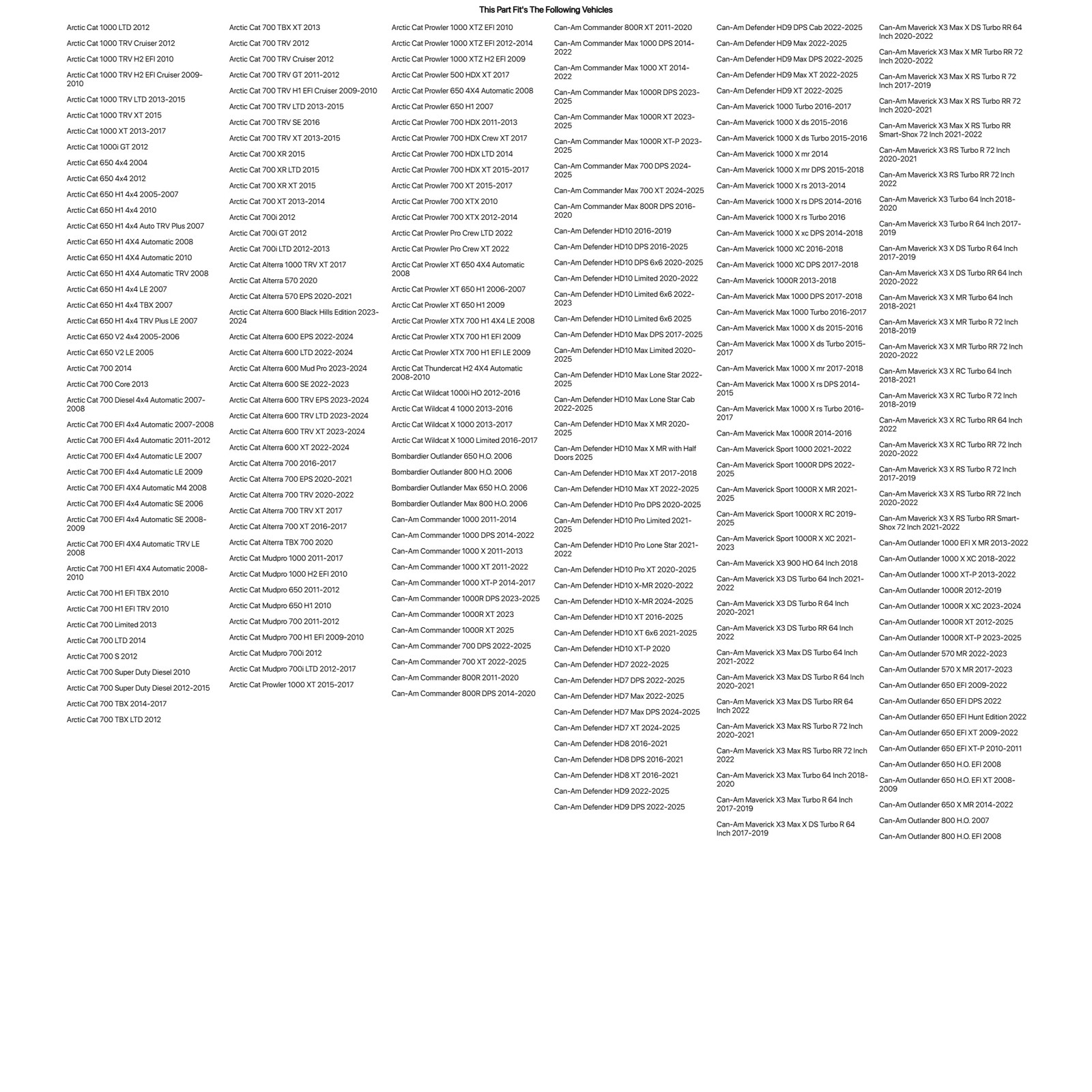 (2 Pack) Tusk Terrabite Radial Tire 29×9-14 Medium/Hard Terrain For Bombardier