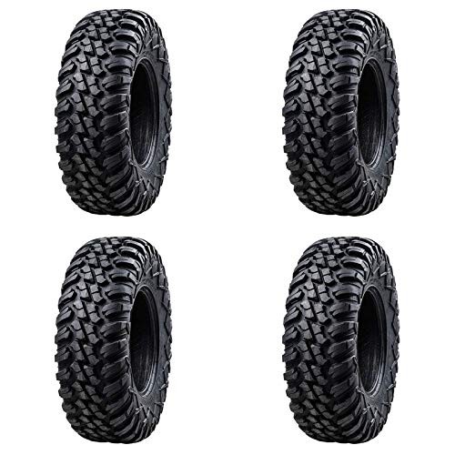 (4 Pack) Tusk Terrabite Radial Tire 33×10-15 Medium/Hard Terrain For Polaris RZR