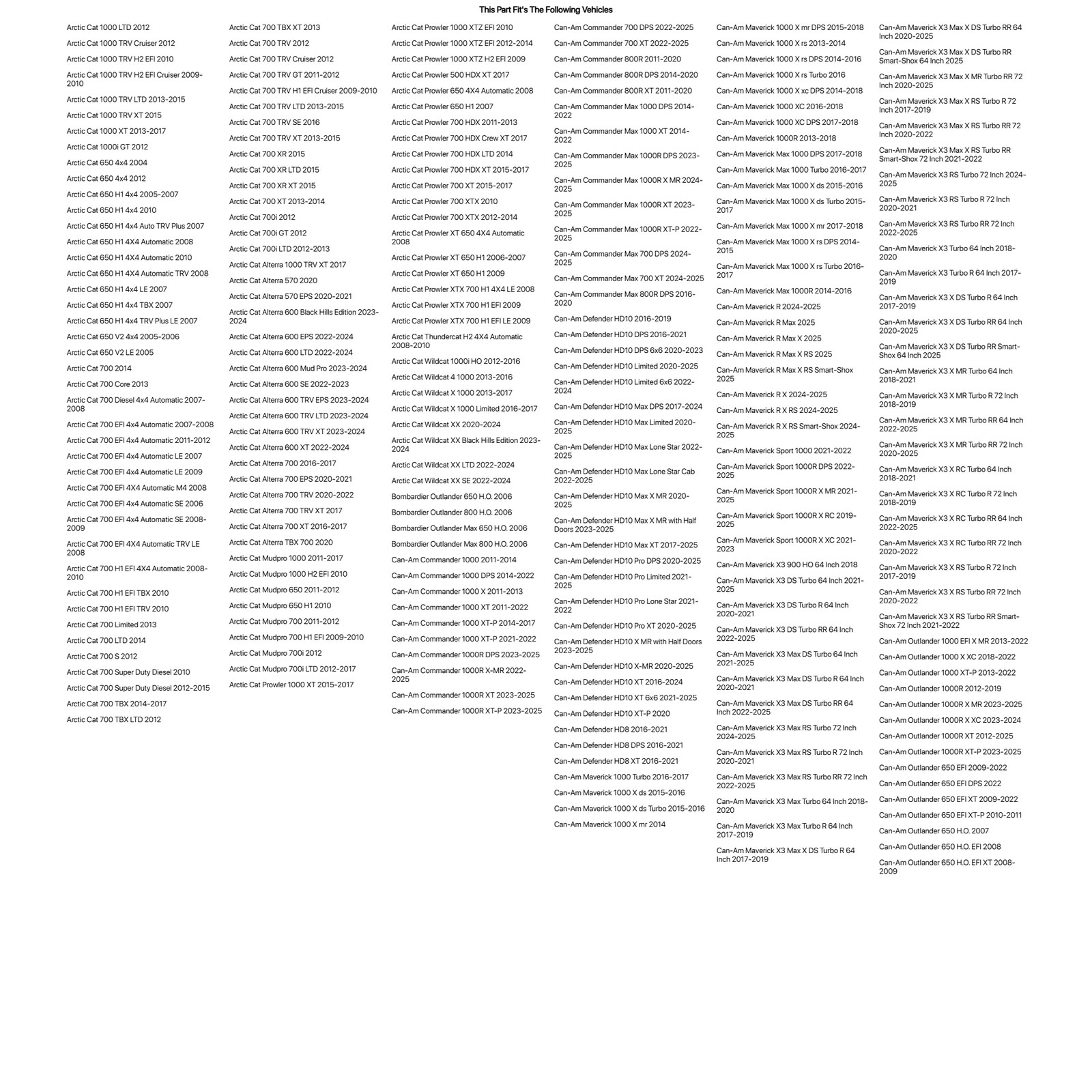 Tusk Terrabite Radial Tire 30×10-15 Medium/Hard Terrain For Textron WILDCAT 4X