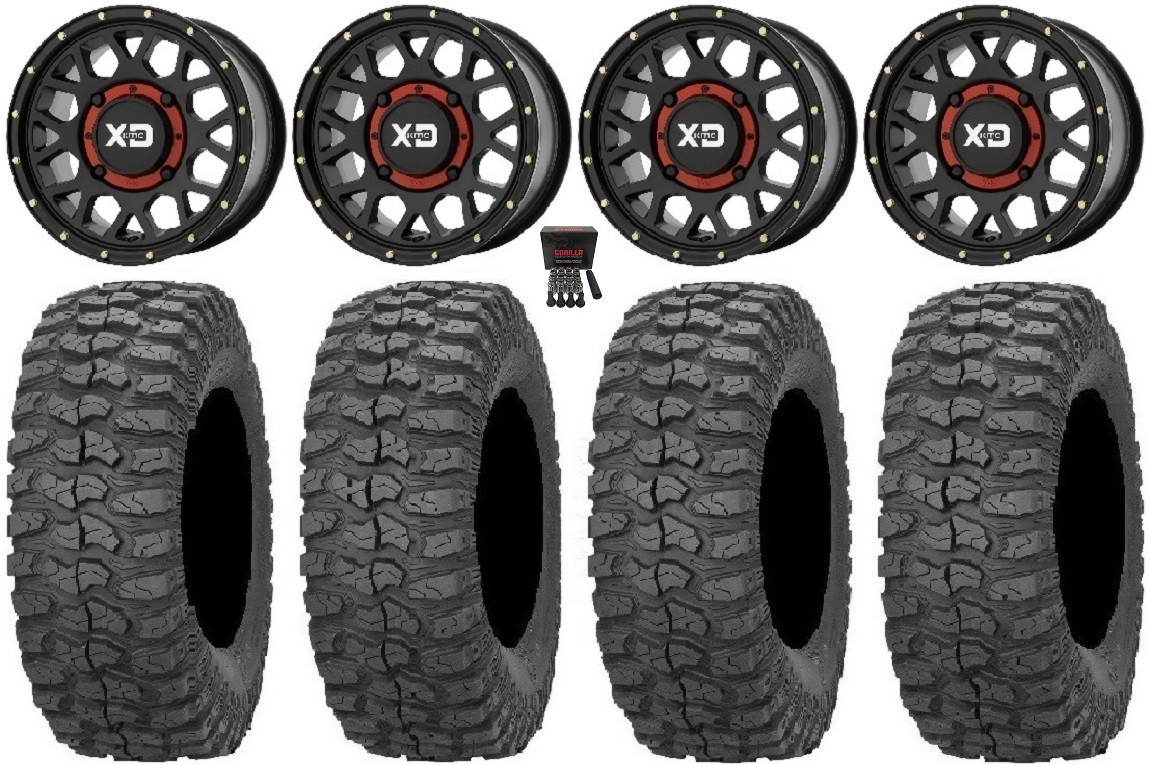 KS135 Grenade 14″ Wheels 28″ Rock-A-Billy Tires Honda Pioneer 1000 / Talon