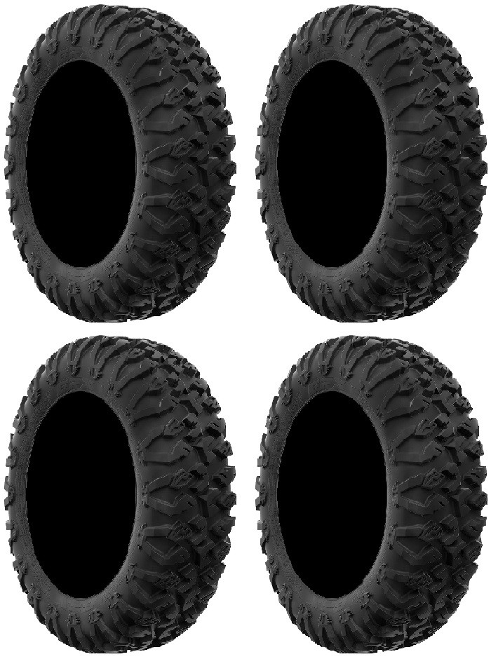 Full set of MotoSport EFX MotoClaw (8ply) Radial ATV Tires 33×10-20 (4)