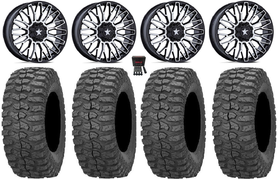 MSA Clubber 14″ Wheels Machined 28″ Rock-A-Billy Tires Commander Maverick