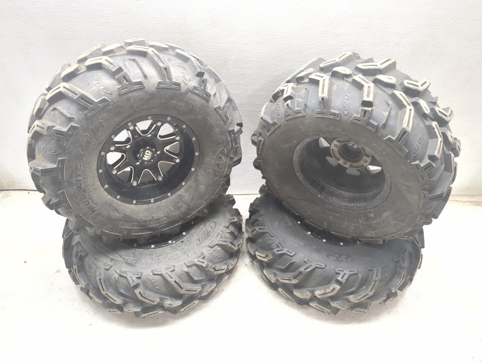 08-18 Suzuki King Quad LT-A750X ITP MUD LITE XTR Tire Set 27/11-12 27/9-12