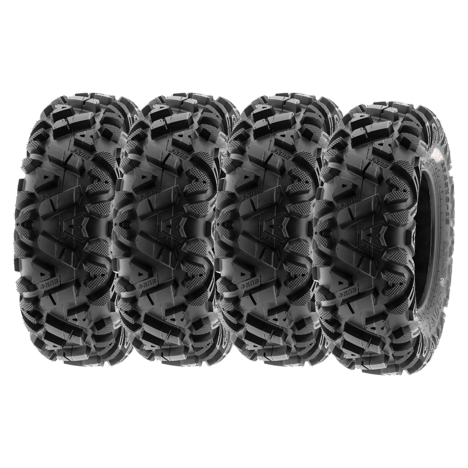 (4) SunF A033 Power.I 27×11-14 ATV UTV Tires All-Terrain Off-Road 6 PR Tubeless