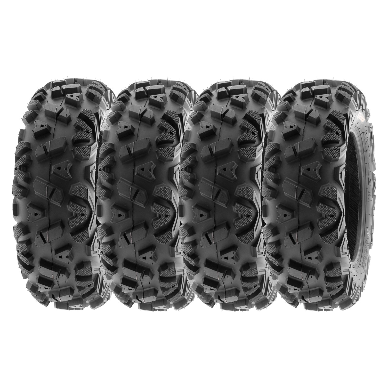 (4) SunF A033 Power.I AT 25×8-12 ATV UTV Off-Road Tires All-Terrain 6PR Tubeless