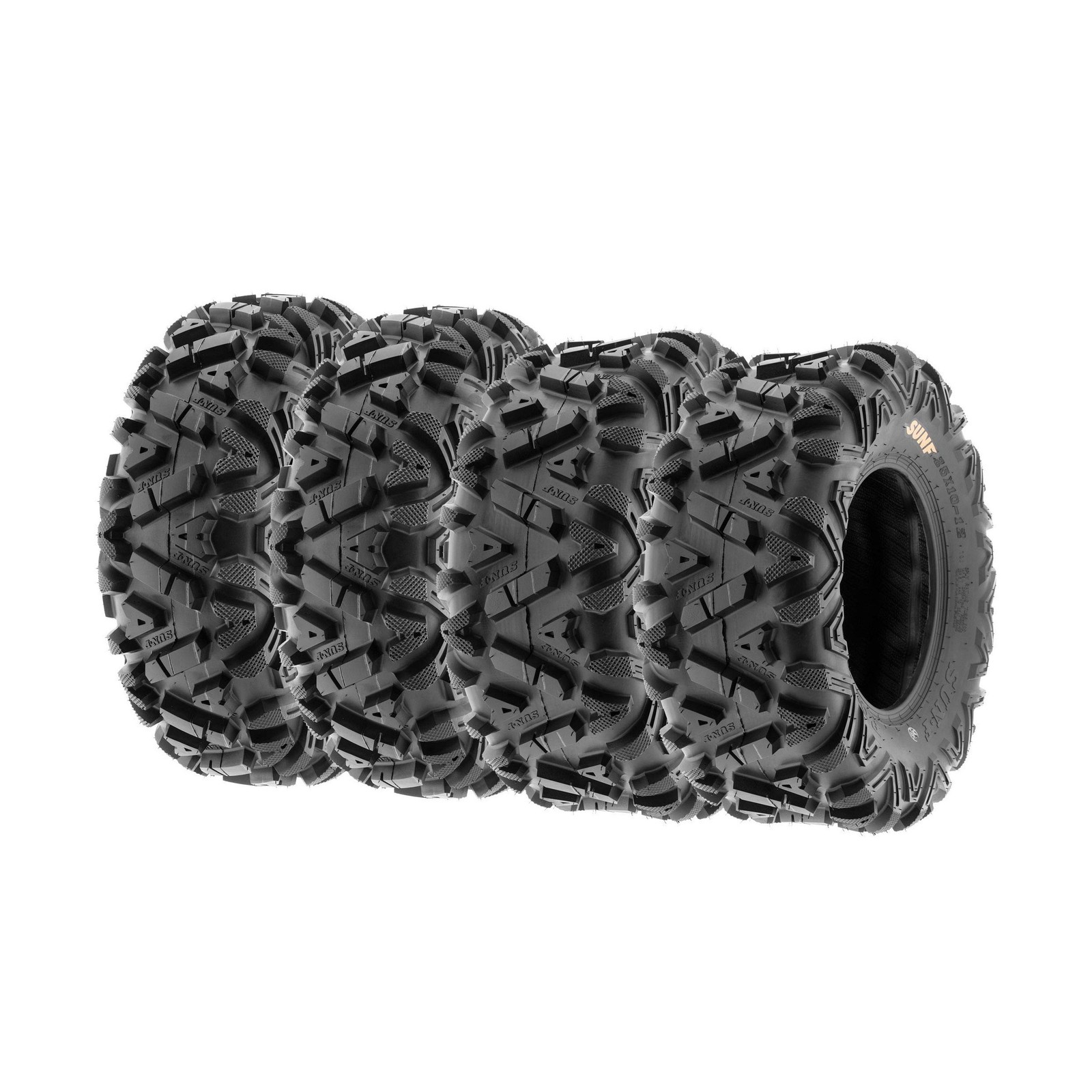 SunF A033 Power.I ATV/UTV all-terrain Tire 26×9-12 Front & 26×11-12 Rear, Set…