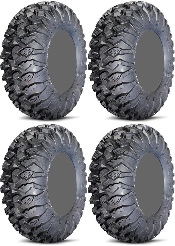 Four 4 EFX MotoClaw ATV Tires Set 2 Front 26×9-12 & 2 Rear 26×9-12
