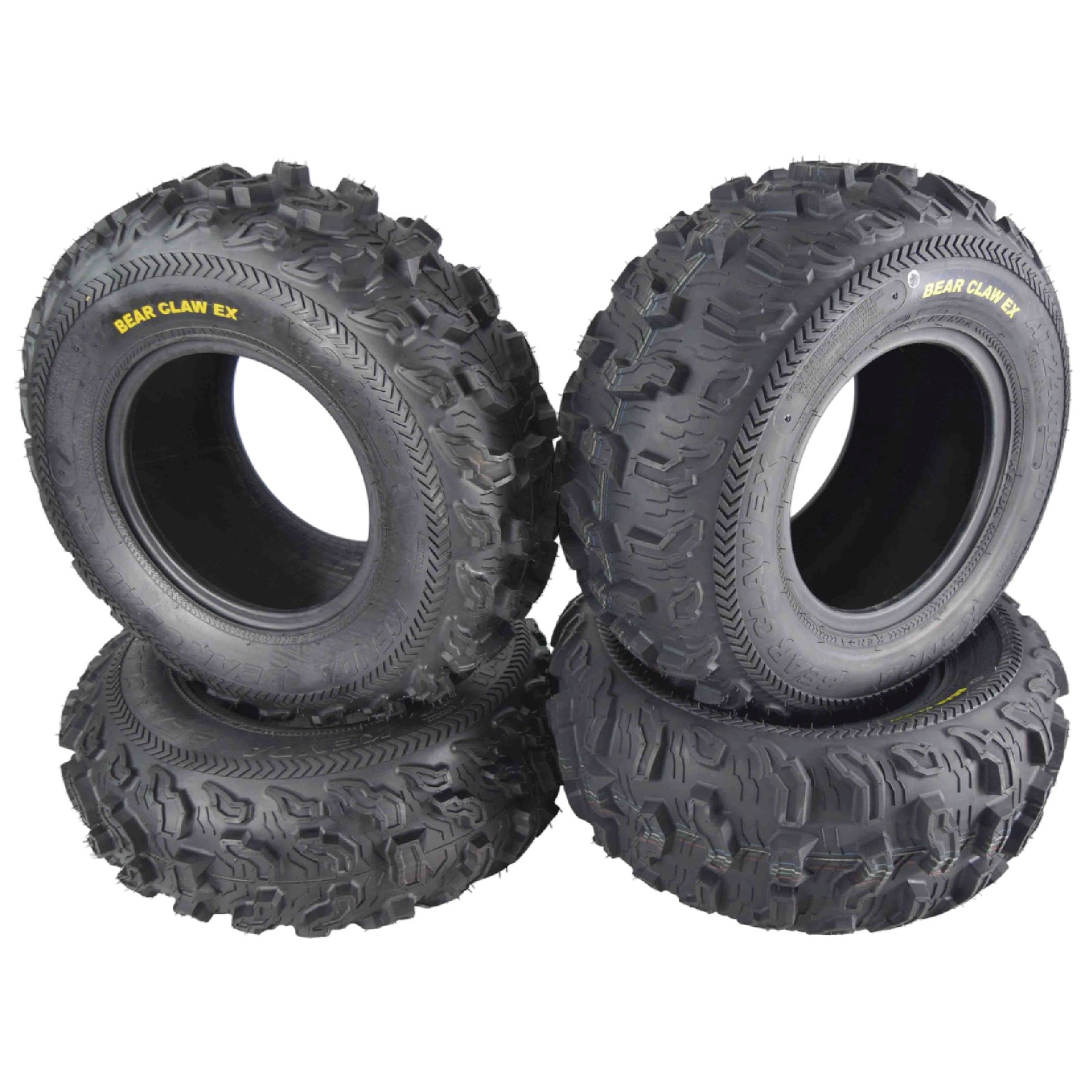 Kenda Bearclaw EX K573 – 24×8-11 Front & 24×10-11 Rear ATV/UTV Tires (4 pk)
