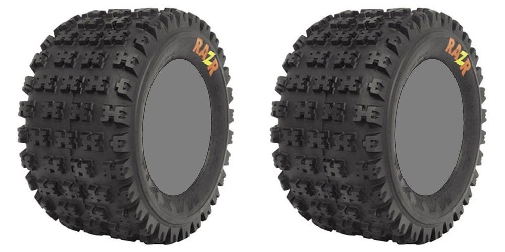 Pair 2 Maxxis Razr 20×11-9 ATV Tire Set 20x11x9 6 Ply 20-11-9
