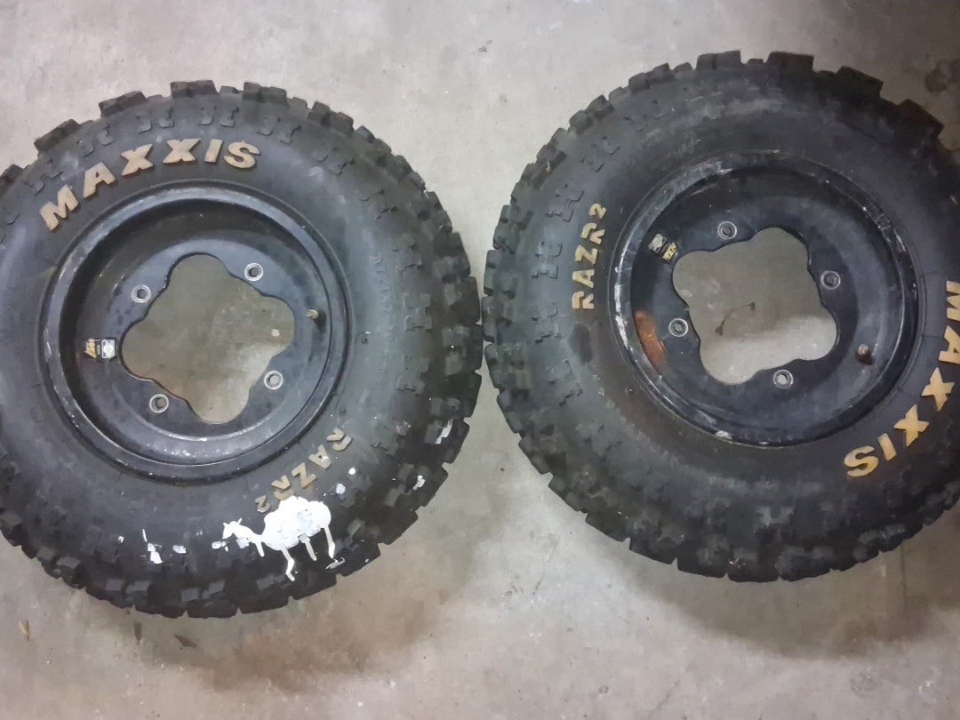 Maxxis Razr2 KTM ATV Front Tires & Rims Sold Separately OEM