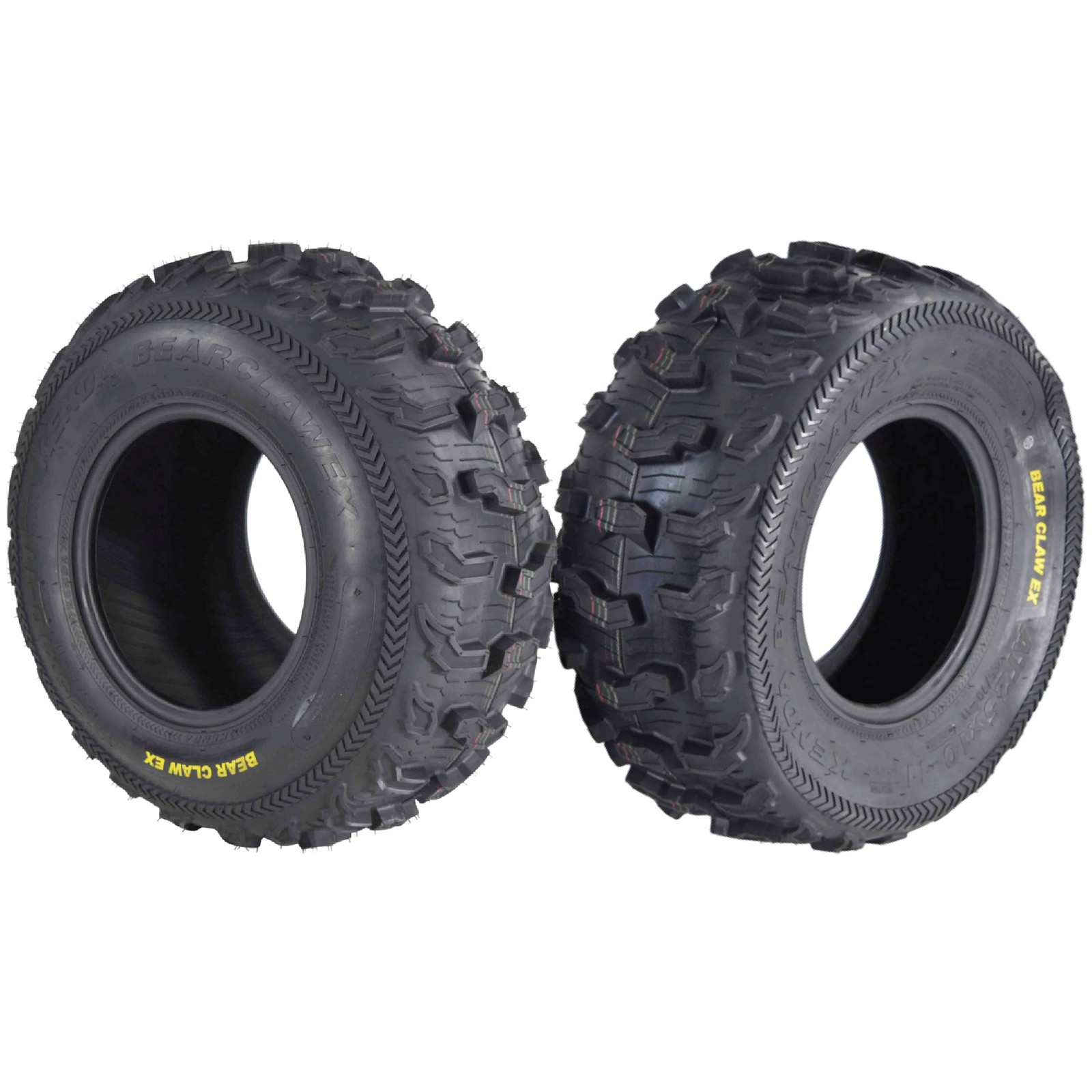 Kenda Bearclaw EX K573 – 25×10-11 Rear ATV/UTV Tires 6-Ply 25x10x11 (2 pk)