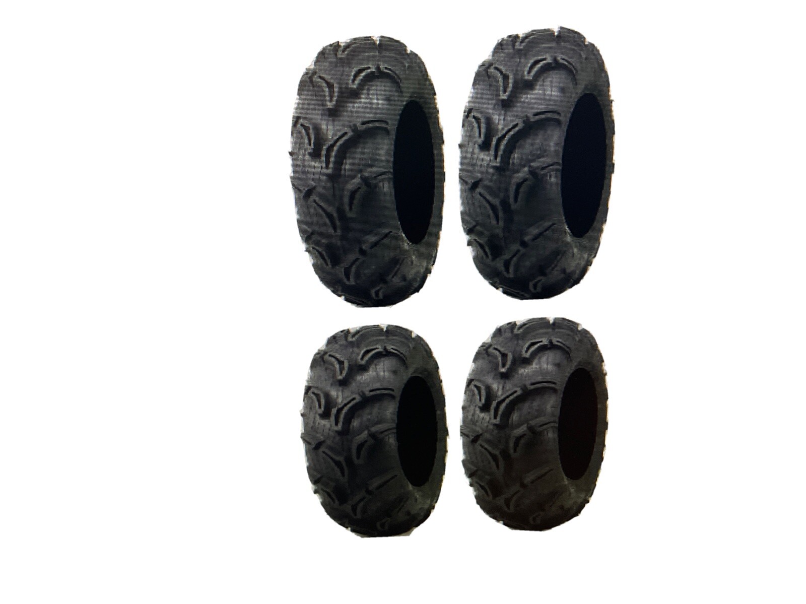 Full set of Maxxis Zilla 26×9-12 and 26×11-12 ATV Mud Tires (4)