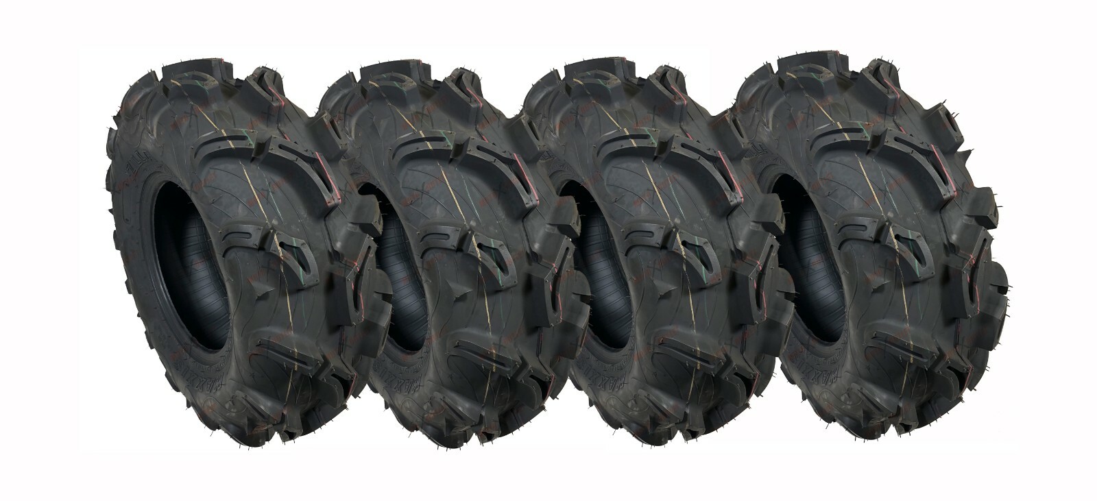 Maxxis Zilla 27×9-12 Atv Utv Tires Set of 4 27″ 6 Ply 27x9x12 Skinny 27-9-12