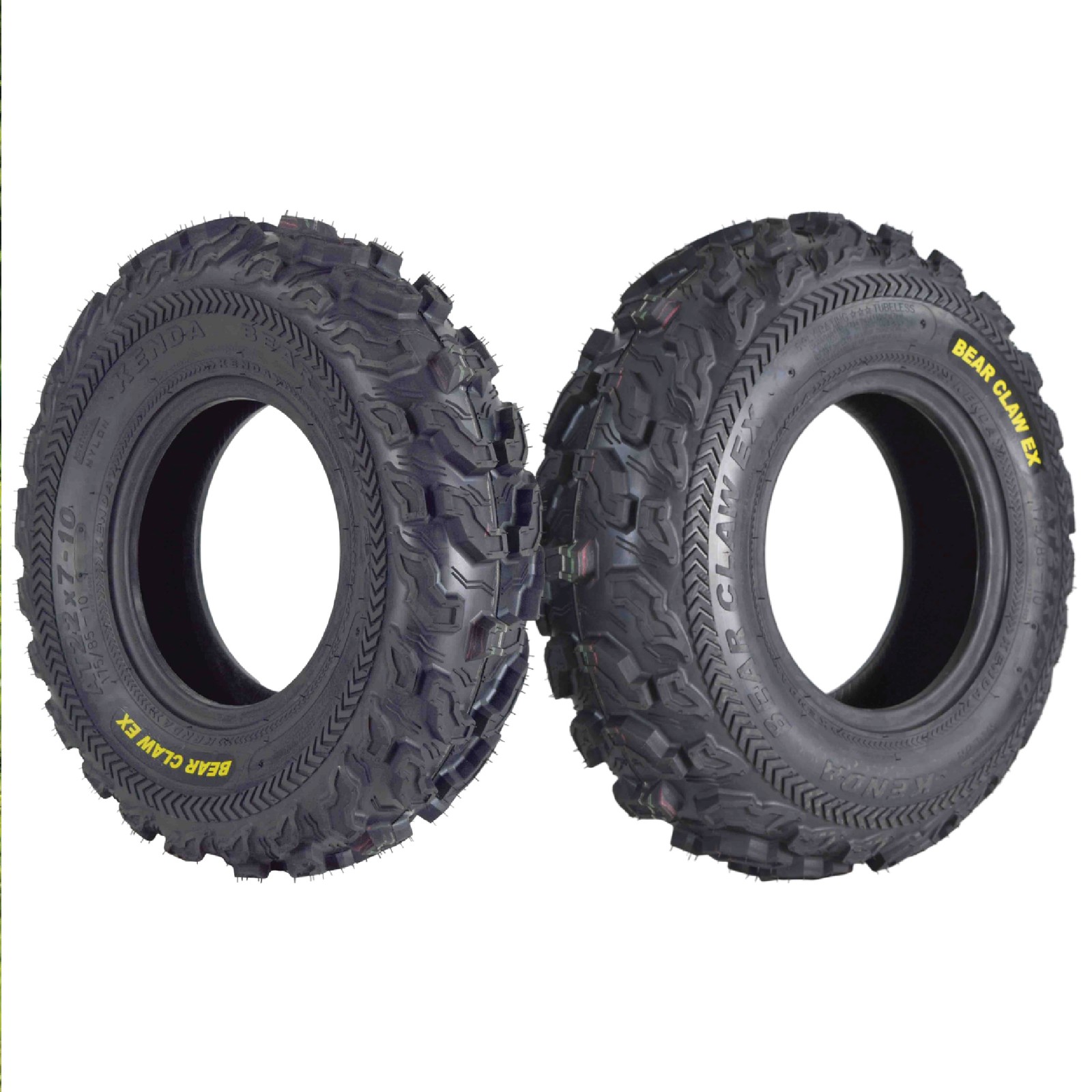 Kenda Bearclaw EX K573 – 22×7-10 Front ATV/UTV Tires 6-Ply 22x7x10 (2 pk)