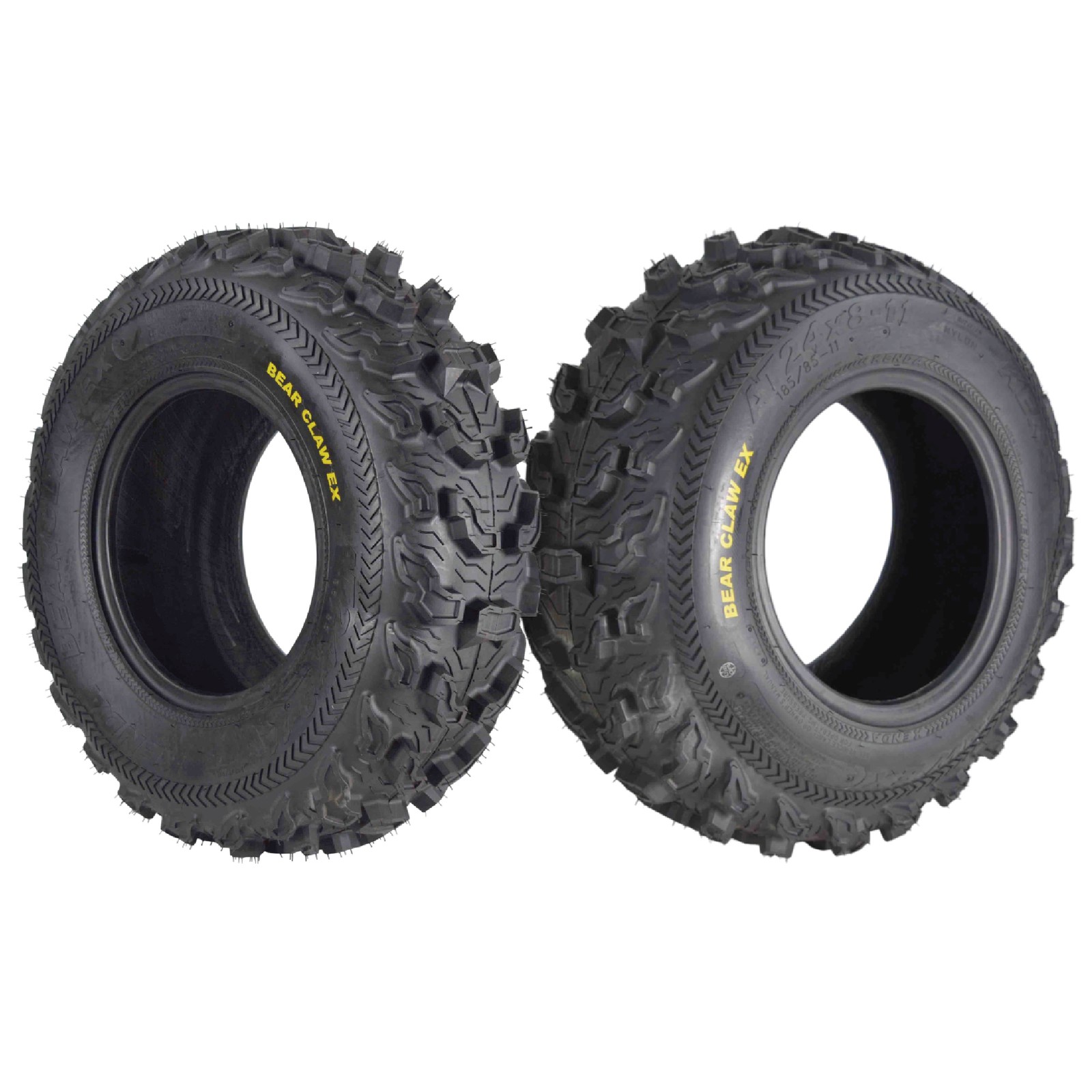 Kenda Bearclaw EX K573 – 24×8-11 Front ATV/UTV Tires 6-Ply 24x8x11 (2 pk)