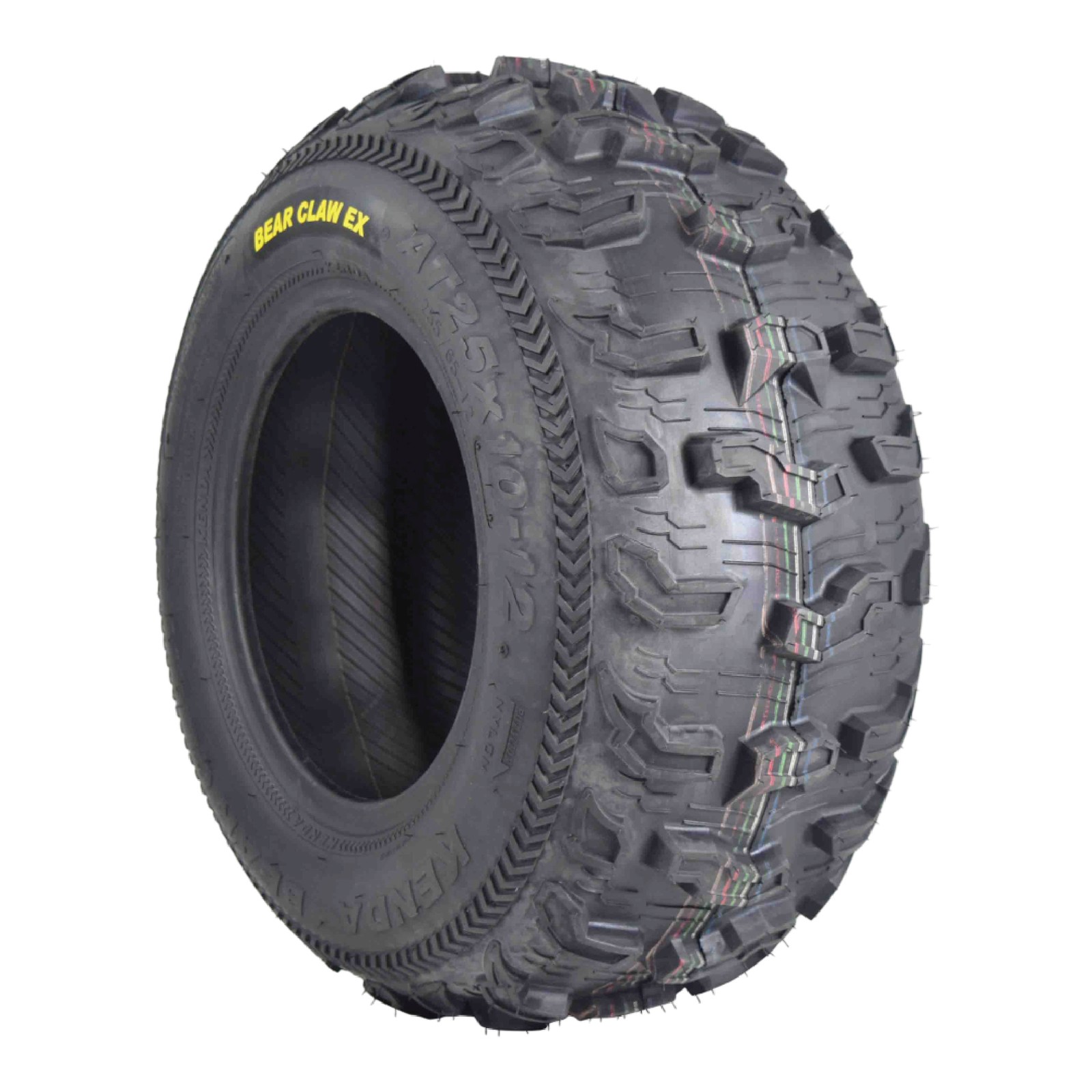 Kenda Bearclaw EX K573 – 25×10-12 Rear ATV/UTV Tire – 6-Ply – Bear Claw 25x10x12