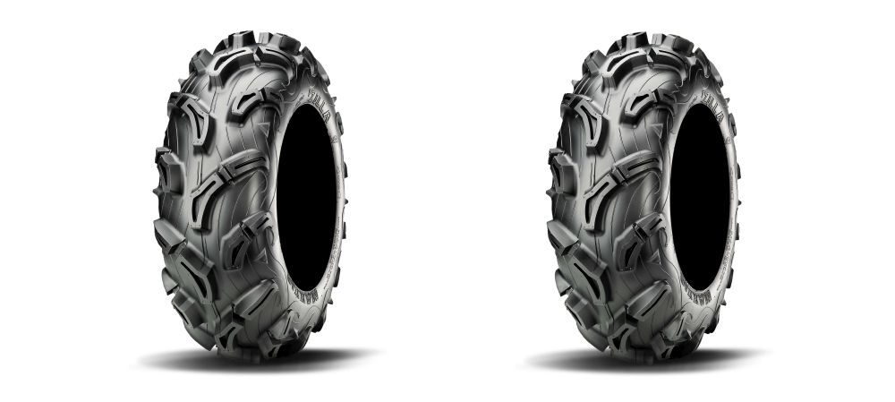 Pair of Maxxis Zilla Bias (6 Ply) UTV Tires 25×8-12 (2)