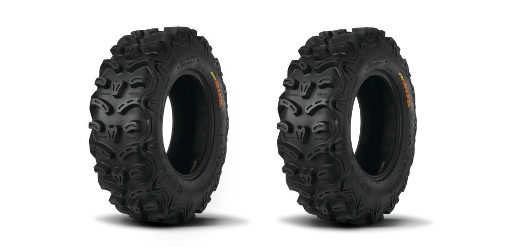 Kenda Set of Two K587 Bearclaw HTR Front/Rear Radial Tires (8 Ply) [25x8R-12]