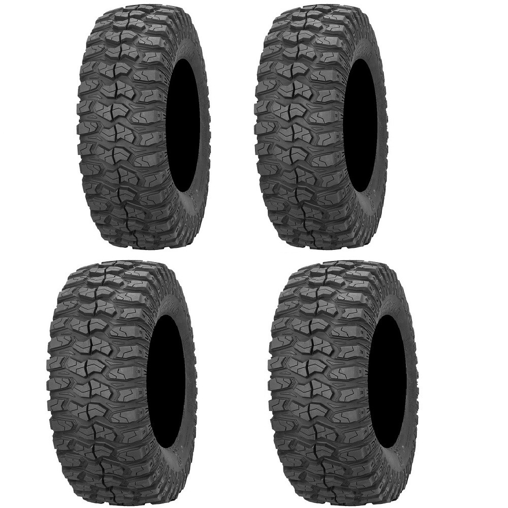 Full set of Sedona Rock-A-Billy 26×9-12 and 26×11-12 ATV Tires (4)