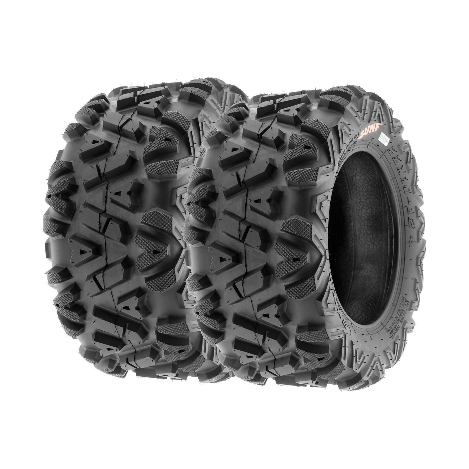 Set of 2 SunF A033 Power.I AT 22×10-12 ATV UTV Off-Road Tires All-Terrain, 6 …