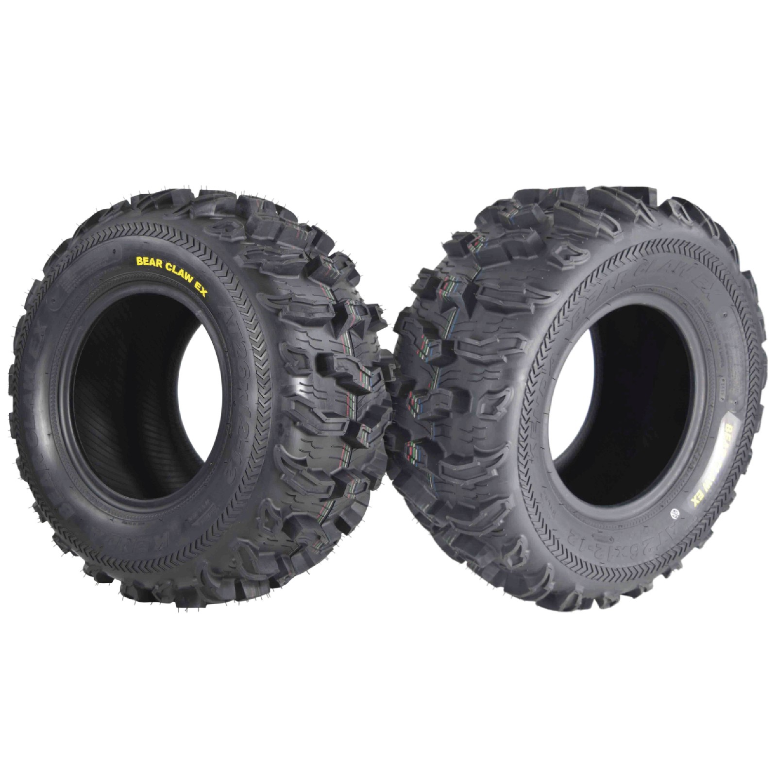 Kenda Bearclaw EX K573 – 26×12-12 Rear ATV/UTV Tires 6-Ply 26x12x12 (2 pk)